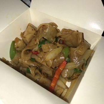 Muay Thai Kitchen - Leftover spicy noodles. - Thai Near Me - San Marcos, California