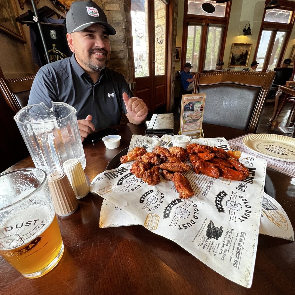 Gold Dust Pizza Copperopolis - Pitcher of IPA and Wings. - Pizza Near Me - Copperopolis, California Gold Dust Pizza Copperopolis - Pitcher of IPA and Wings. - Pizza Near Me - Copperopolis, California