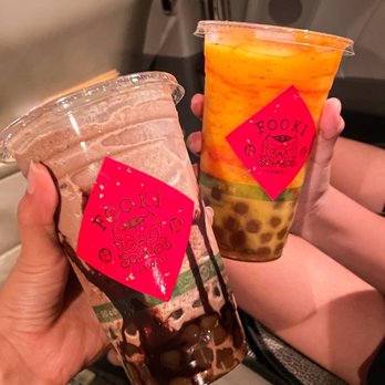 Fooki - Ferrero Rocher Frappe + boba, Aloha Tropical Smoothie + boba - Bubble Tea Near Me - Aiea, Hawaii Fooki - Ferrero Rocher Frappe + boba, Aloha Tropical Smoothie + boba - Bubble Tea Near Me - Aiea, Hawaii