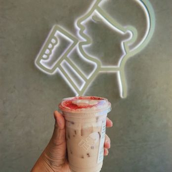 Heytea - Jasmine Strawberries & Cream - Bubble Tea Near Me - San Diego, California Heytea - Jasmine Strawberries & Cream - Bubble Tea Near Me - San Diego, California