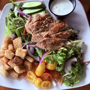 Buoys By The Bay - Chicken salad with homemade ranch dressing - Gastropubs Near Me - St. Ignace, Michigan Buoys By The Bay - Chicken salad with homemade ranch dressing - Gastropubs Near Me - St. Ignace, Michigan