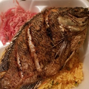 Latin Grill - Can anyone tell me what kind of fish this is a fried snapper or tilapia? - Mexican Near Me - Fort Myers, Florida Latin Grill - Can anyone tell me what kind of fish this is a fried snapper or tilapia? - Mexican Near Me - Fort Myers, Florida