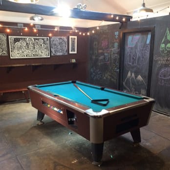 Three Sheets - Pool table with skylights and local artwork - American Near Me - New Haven, Connecticut Three Sheets - Pool table with skylights and local artwork - American Near Me - New Haven, Connecticut