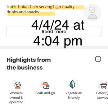 Gong Cha Hayward - A Quick modification without honoring the previous mistake/oversight - Bubble Tea Near Me - Hayward, California