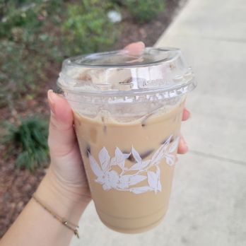 Lucky Goat Coffee - Honey lavender latte - Coffee Roasteries Near Me - Jacksonville, Florida Lucky Goat Coffee - Honey lavender latte - Coffee Roasteries Near Me - Jacksonville, Florida