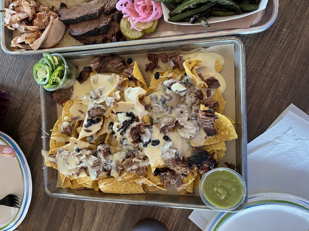 Food from Smokey J's BBQ