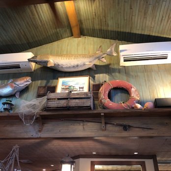 Skipper's Fish Camp - Cool ceiling decor. - Seafood Near Me - Darien, Georgia