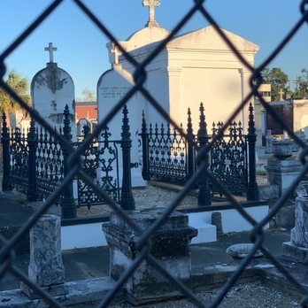 Sacred Grinds - View of St. Patrick Cemetery from the Sacred Grinds - Coffee & Tea Near Me - New Orleans, Louisiana Sacred Grinds - View of St. Patrick Cemetery from the Sacred Grinds - Coffee & Tea Near Me - New Orleans, Louisiana