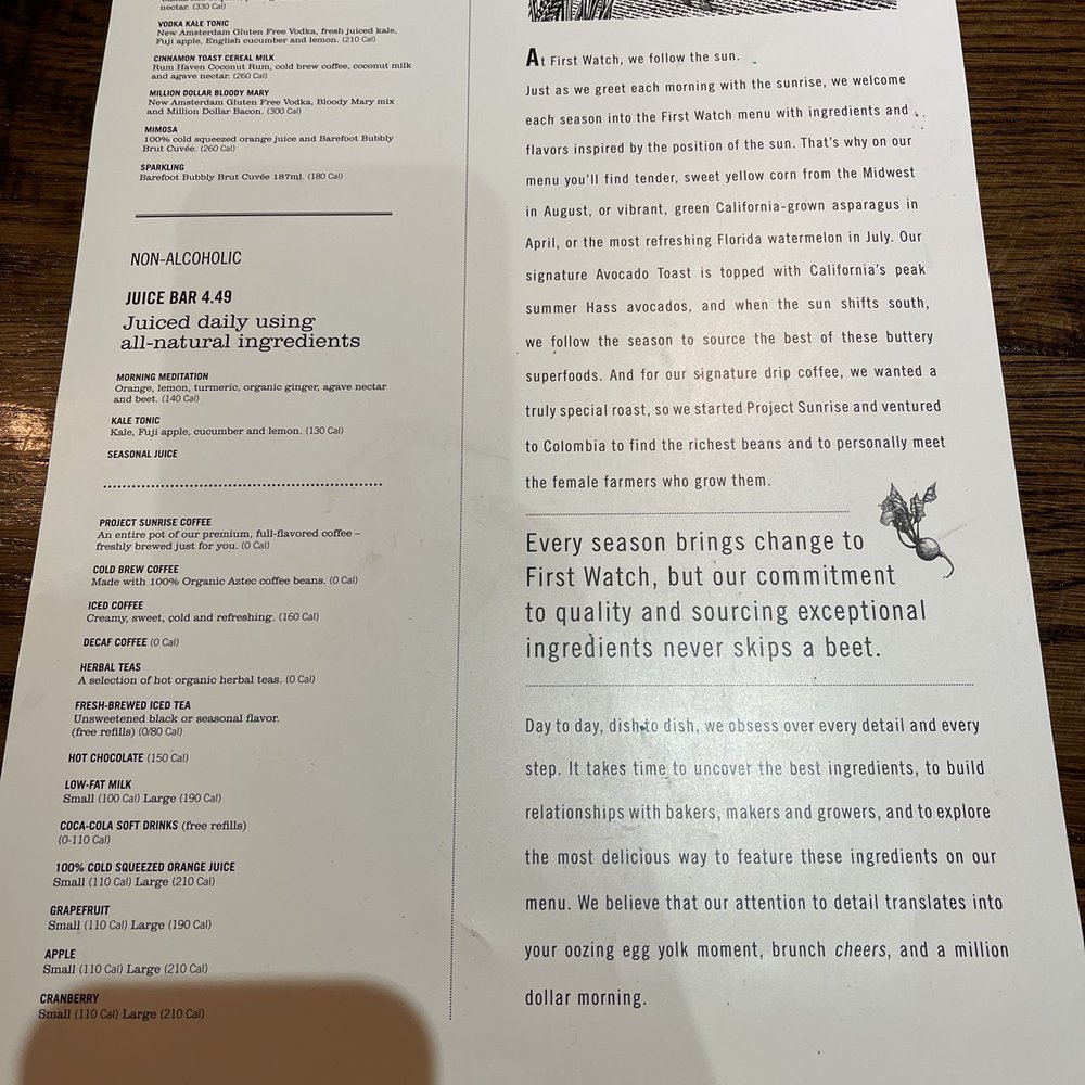 First Watch - Breakfast & Brunch Near Me - Riverview, Florida
