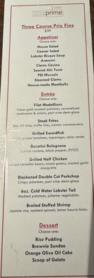 KC Prime Restaurant Steakhouse by null