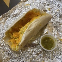 Potato Egg Cheese Taco Potato Egg Cheese Taco