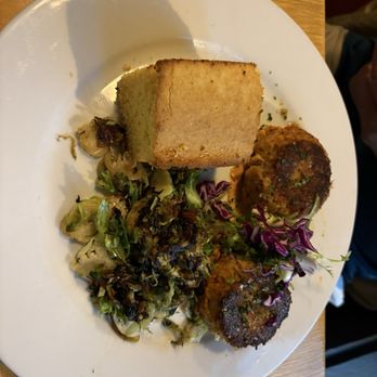 Maya - Early special of blackened rockfish cakes - Southern Near Me - Charlottesville, Virginia