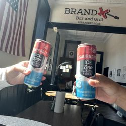 Brand X Hebron - Cheers!  Many varieties of seltzers and beers available.  Tap too!