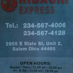 Hours, address, phone