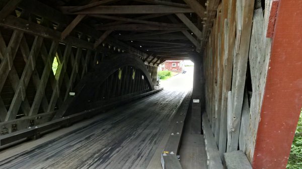Historic Newfield Covered Bridge by null