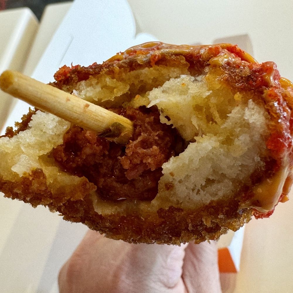 Two Hands Fresh Corn Dogs - Phoenix - A lot of greasy batter - Hot Dogs Near Me - Phoenix, Arizona Two Hands Fresh Corn Dogs - Phoenix - A lot of greasy batter - Hot Dogs Near Me - Phoenix, Arizona