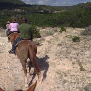 Dixie Dude Ranch - The view horseback riding - Guest Houses Near Me - Bandera, Texas