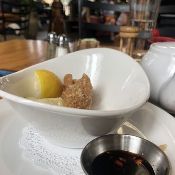 Boulder Dushanbe Teahouse - Japanese Chicken Karaage (mostly eaten!) - Tea Rooms Near Me - Boulder, Colorado Boulder Dushanbe Teahouse - Japanese Chicken Karaage (mostly eaten!) - Tea Rooms Near Me - Boulder, Colorado