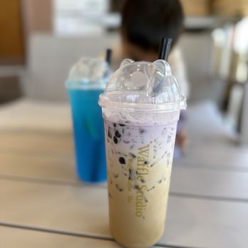 B’Lets Roastery - Ube coffee latte - Waffles Near Me - South El Monte, California B’Lets Roastery - Ube coffee latte - Waffles Near Me - South El Monte, California