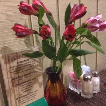 Thai Basil - Every time I come in they have different natural flowers! - Thai Near Me - Fullerton, California Thai Basil - Every time I come in they have different natural flowers! - Thai Near Me - Fullerton, California