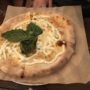 Oak Wood Fire Kitchen - White pizza - Pizza Near Me - Draper, Utah Oak Wood Fire Kitchen - White pizza - Pizza Near Me - Draper, Utah