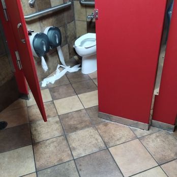 Cook Out - a toilet and a roll of toilet paper - Burgers Near Me - Anderson, South Carolina