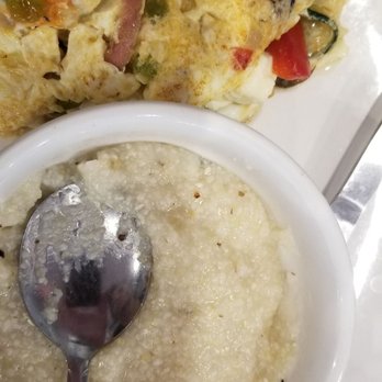 Brick And Spoon - Pigeon Forge - Egg white garden omlet with fire roasted corn grits - Breakfast & Brunch Near Me - Pigeon Forge, Tennessee Brick And Spoon - Pigeon Forge - Egg white garden omlet with fire roasted corn grits - Breakfast & Brunch Near Me - Pigeon Forge, Tennessee