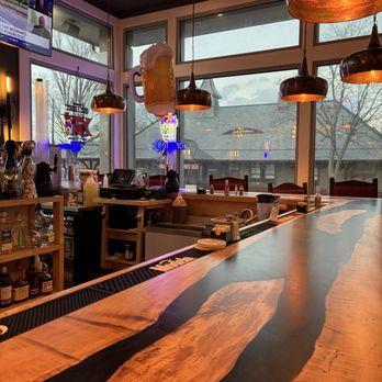 La Herradura - The bar is really beautiful and the room is filled with sunlight. The light fixtures are perfect. - Mexican Near Me - Altamont, New York La Herradura - The bar is really beautiful and the room is filled with sunlight. The light fixtures are perfect. - Mexican Near Me - Altamont, New York