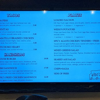 Wedo’s Tacos - Menu - Food Trucks Near Me - Monterey, California Wedo’s Tacos - Menu - Food Trucks Near Me - Monterey, California