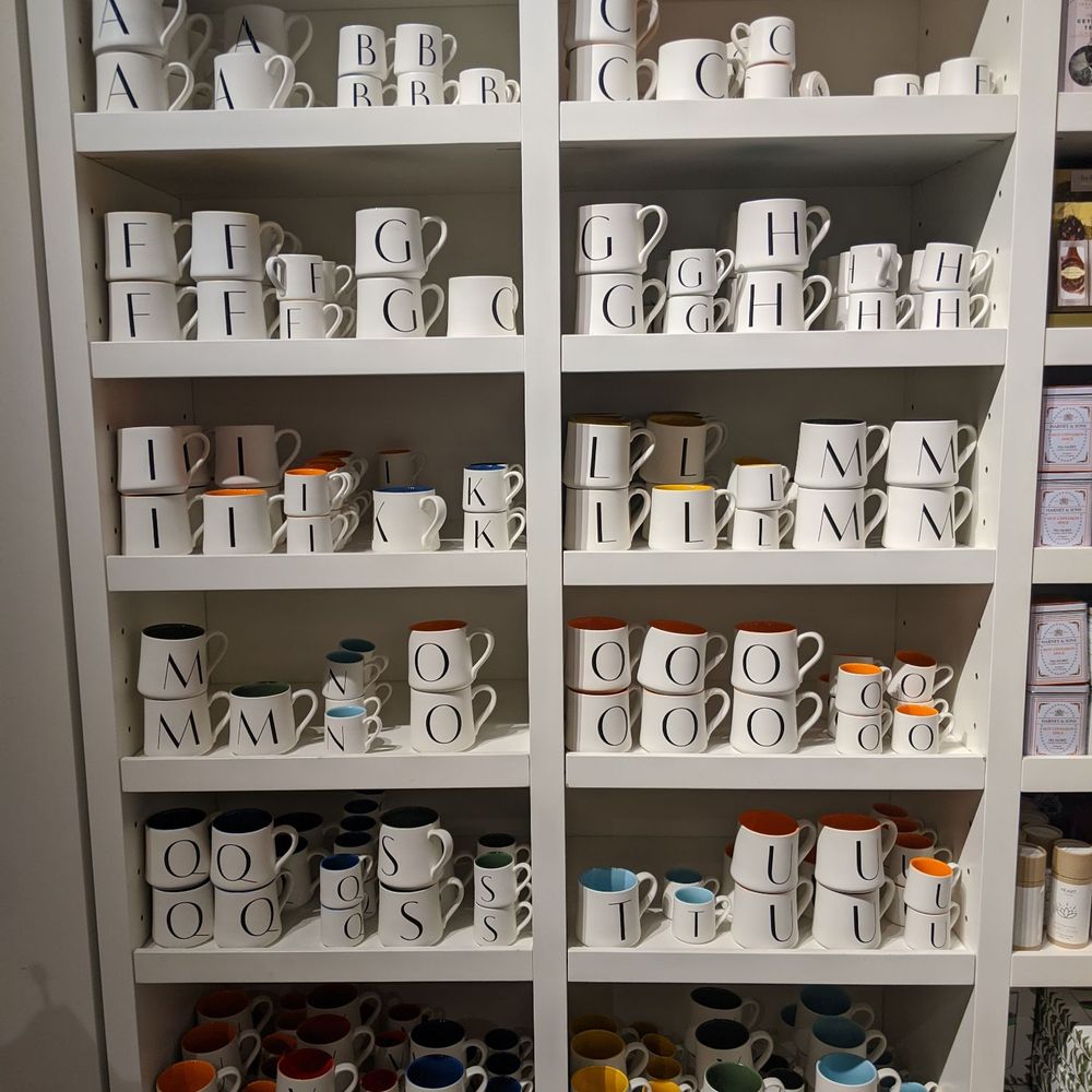 Indigo - Letter mugs - Bookstores Near Me - Toronto, Ontario Indigo - Letter mugs - Bookstores Near Me - Toronto, Ontario