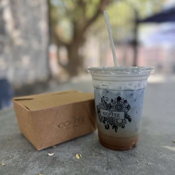 The Coffee Builders - Enjoying the Slopes (white chocolate, blueberry) on their patio. - Coffee & Tea Near Me - Phoenix, Arizona The Coffee Builders - Enjoying the Slopes (white chocolate, blueberry) on their patio. - Coffee & Tea Near Me - Phoenix, Arizona