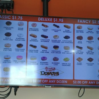 Randy's Donuts - Menu - Donuts Near Me - Downey, California