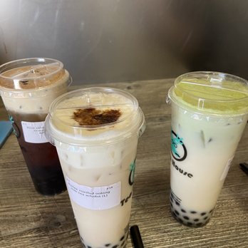 Mc Boba - Jasmine Green Tea with Cheese Foam Rose Oolong Tea with Cheese Foam Burlee Roasted Oolong Milk Tea with Boba - Bubble Tea Near Me - Lancaster, California Mc Boba - Jasmine Green Tea with Cheese Foam Rose Oolong Tea with Cheese Foam Burlee Roasted Oolong Milk Tea with Boba - Bubble Tea Near Me - Lancaster, California