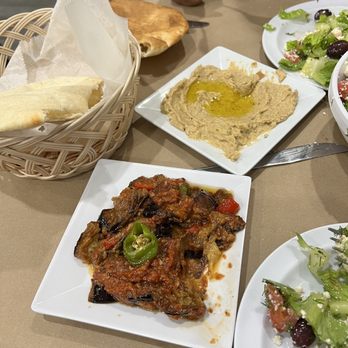 Abuqir Seafood - Baba Ganhoush, hummus - Mediterranean Near Me - Astoria, New York