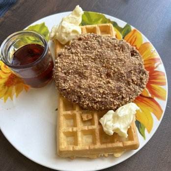 Martini Brunch - The savory pork schnitzel and waffles. Definitely taste better than it looks in this photo. Highly recommend! - Cocktail Bars Near Me - Mount Vernon, Washington Martini Brunch - The savory pork schnitzel and waffles. Definitely taste better than it looks in this photo. Highly recommend! - Cocktail Bars Near Me - Mount Vernon, Washington