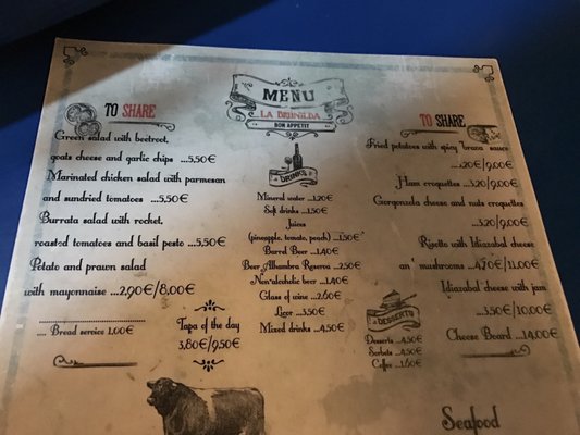 Menu photo 6 La Brunilda Seville, SE