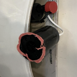 Very bad gasket inside toilet tank