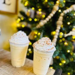 Farmhouse Coffee - Eggnog milkshake