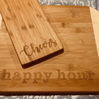 Top Notch Laser - Custom Engraved Bamboo Chopping Boards - Engraving Near Me