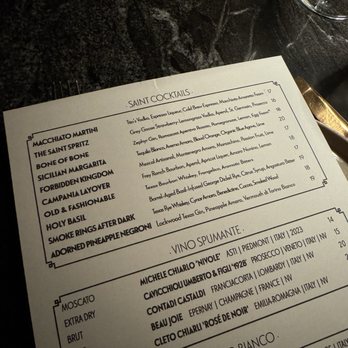 The Saint - Cocktail menu - Steakhouses Near Me - Dallas, Texas The Saint - Cocktail menu - Steakhouses Near Me - Dallas, Texas