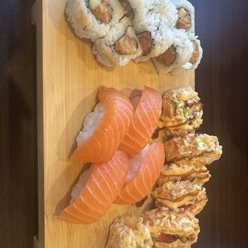 Kasumi House - Salmon nigiri, spicy salmon, Pink Moon - Ramen Near Me - Eugene, Oregon Kasumi House - Salmon nigiri, spicy salmon, Pink Moon - Ramen Near Me - Eugene, Oregon