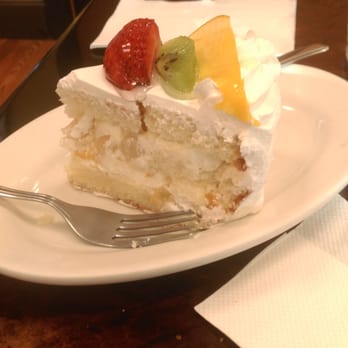 Bakery Bread & Grill - Tres leche fruit cake. It was good! But the frosting was a little much. But the fruit was great! - Latin American Near Me - Fairfax, Virginia