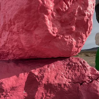Seven Magic Mountains - Close up of connecting edges - Public Art Near Me - Las Vegas, Nevada Seven Magic Mountains - Close up of connecting edges - Public Art Near Me - Las Vegas, Nevada