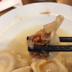 Cafe Oriental - Lamb and carrot dumplings