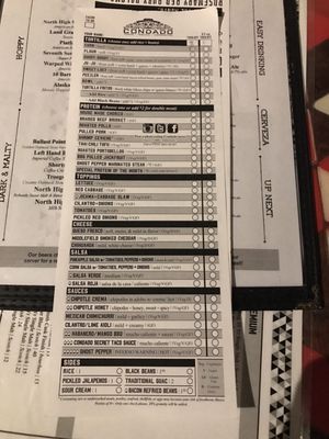 Menu photo 6 Condado Tacos Columbus, OH
