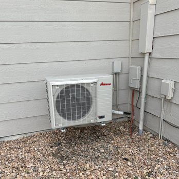 Long Heating & Air - Amana heat pump installed. Thi is the out door condenser. - Heating & Air Conditioning/HVAC Near Me - Fort Collins, Colorado Long Heating & Air - Amana heat pump installed. Thi is the out door condenser. - Heating & Air Conditioning/HVAC Near Me - Fort Collins, Colorado