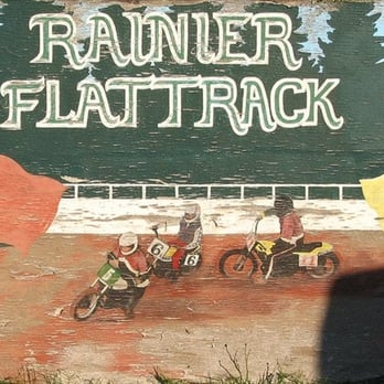 Rainier Speedway - One of the older signs when you pull in out front - Stadiums & Arenas Near Me - Rainier, Washington Rainier Speedway - One of the older signs when you pull in out front - Stadiums & Arenas Near Me - Rainier, Washington