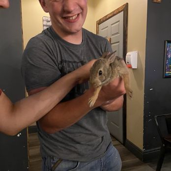 Noli's Pizzeria - Blackstone - The bunny we caught lol - Pizza Near Me - Omaha, Nebraska