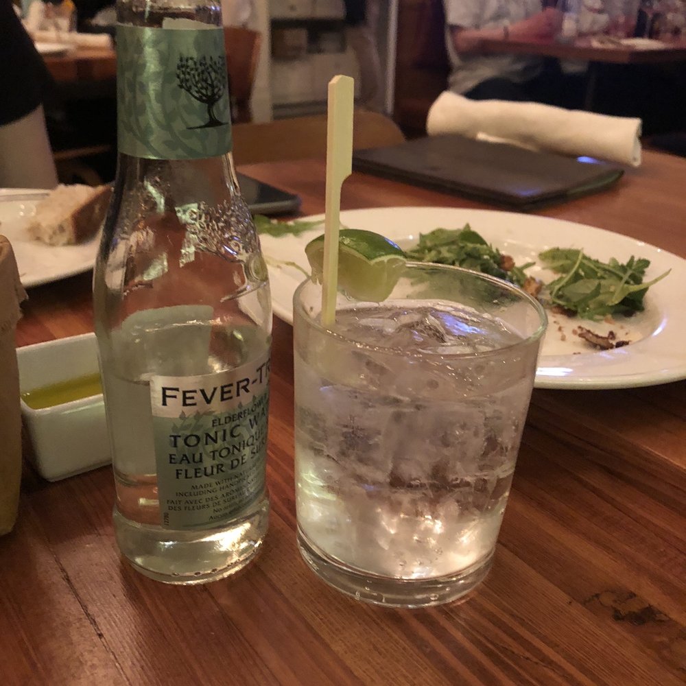 Terroni - Make your own g&t with elderflower tonic and lime garnish - Italian Near Me - Toronto, Ontario Terroni - Make your own g&t with elderflower tonic and lime garnish - Italian Near Me - Toronto, Ontario
