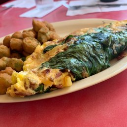 Luau omelet. Luau omelet.